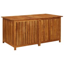 Caja De Almacenamiento Para Jardín Casafoyer De Madera Maciza De Acacia 150x80x75 Cm - Venta Internacional.