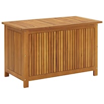 Caja De Almacenamiento Para Jardín Casafoyer 90x50x106 Cm Madera Maciza De Acacia - Venta Internacional.