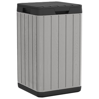 Foto 1 | Foto 1 | Contenedor De Basura Exterior Vidaxl Gris De Polipropileno 80l - Venta Internacional.