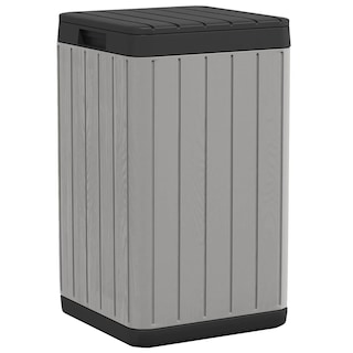 Foto 6 | Foto 6 | Contenedor De Basura Exterior Vidaxl Gris De Polipropileno 80l - Venta Internacional.