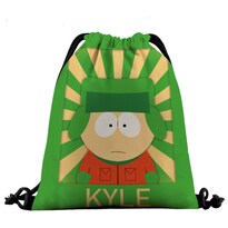 Mochila Con Cordón Kyle's South Park Anime 32x39 Cm - Venta Internacional.