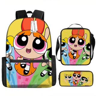 Foto 1 | Foto 1 | Set De Mochilas Powerpuff Girls Blossoms Anime School 3 Piezas - Venta Internacional.
