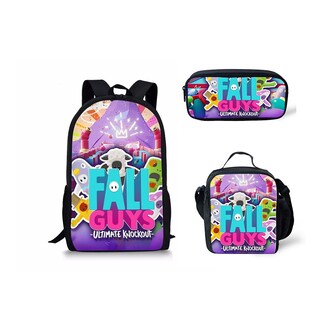 Foto 1 | Foto 1 | Set De Mochilas Falls Guys Anime School Para Niños - Venta Internacional.
