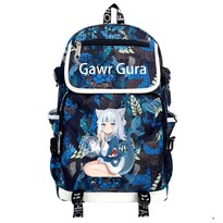 Mochila Escolar Gawr Gura Anime Para Niños 35 X 20 X 47 Cm - Venta Internacional.