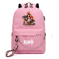 Mochila Escolar Genshins Impacts K Para Niños - Venta Internacional.