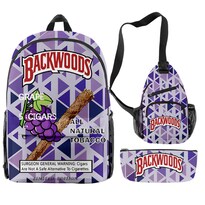 Juego De Mochilas Backwoodss Mochila Escolar Con Bandolera Pe - Venta Internacional.