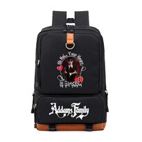 Mochila Escolar Oxford Para Niños Y Miércoles De Anime - Venta Internacional.