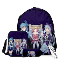 Juego De Mochilas Escolares Flame Oxford De 3 Piezas Con Estampado 3d Para Niños - Venta Internacional.