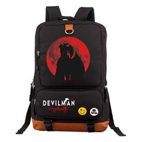 Mochila Escolar Devilmans Crybabys Anime Oxford 29 X 13 X 44 Cm - Venta Internacional.