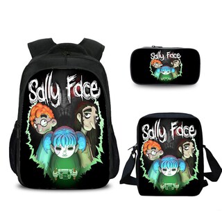 Foto 1 | Foto 1 | Set De Mochilas Sallys Faces School Students 3 Unidades Con Bolsa De Hombro - Venta Internacional.