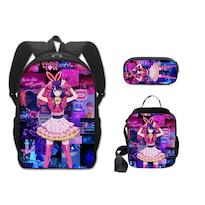 Juego De Mochilas Oshis No Ko Anime 3 Piezas Para Niños Mochila Escolar - Venta Internacional.