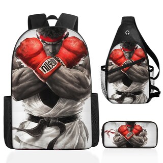 Foto 1 | Foto 1 | Juego De Mochilas Akumas School De 3 Piezas Con Bolsa De Hombro Y Estuche Para Lápices - Venta Internacional.