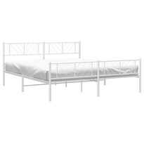 Estructura De Cama Casafoyer De Metal Con Cabecera Y Pie De Cama King - Venta Internacional.