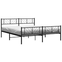 Estructura De Cama Casafoyer De Metal Con Cabecera Y Pie De Cama King Size California - Venta Internacional.