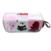 Caja De Lápices Wes Bares Bears Anime De Gran Capacidad En Poliuretano Y Algodón - Venta Internacional.