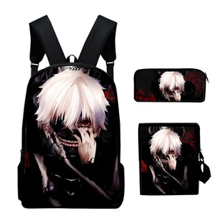 Foto 1 | Foto 1 | Mochila Tokyo Ghouls Kanekis Kens Anime School Juego De 3 Piezas - Venta Internacional.
