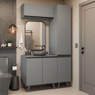 Foto 2 | Foto 2 | Mueble De Baño Completo Para Almacenaje Madesa Nice 120cm 1