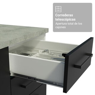 Foto 7 | Foto 7 | Mueble De Baño Completo Para Almacenaje Madesa Agata 120cm N