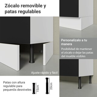 Foto 8 | Foto 8 | Mueble De Baño Completo Para Almacenaje Madesa Agata 120cm N