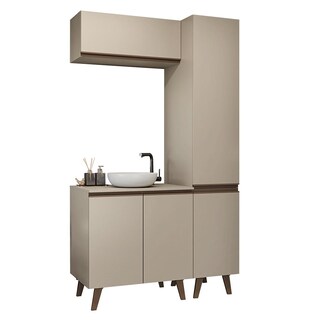 Foto 1 | Foto 1 | Mueble De Baño Completo Para Almacenaje Madesa Nice 120cm 5