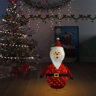 Foto 4 | Foto 4 | Figura De Papá Noel Navideño De Tela Led 105 Cm Con 80 Leds - Venta Internacional.