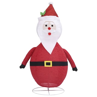 Foto 6 | Foto 6 | Figura De Papá Noel Navideño De Tela Led 105 Cm Con 80 Leds - Venta Internacional.