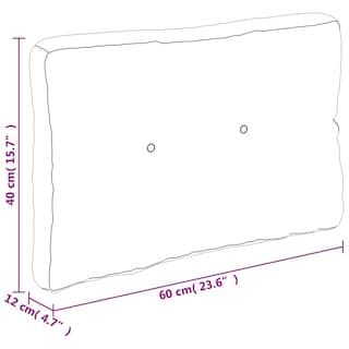 Foto 4 | Foto 4 | Cojín Para Palet Casafoyer Azul De Tela 60x40x12 Cm - Venta Internacional.