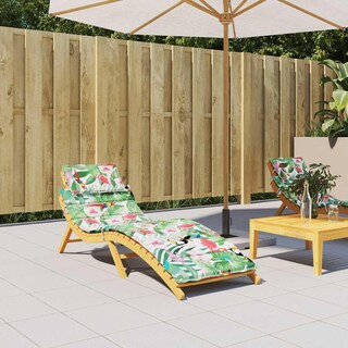 Foto 2 | Foto 2 | Cojín Para Tumbona Vidaxl Multicolor Verde/rosa En Tela Oxford - Venta Internacional.