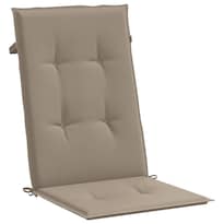 6 Cojines Para Asiento De Silla De Jardín De Exterior Altos Vidaxl En Color Topo - Venta Internacional.