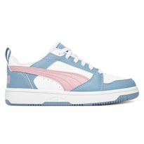 Tenis Puma Rebound V6 Lo Jr Para Mujer 393833-30 Blanco
