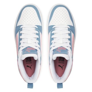 Foto 4 | Foto 4 | Tenis Puma Rebound V6 Lo Jr Para Mujer 393833-30 Blanco