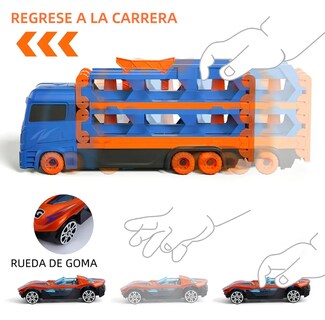 Foto 3 | Foto 3 | Camiones de Juguetes Transporte 7 en 1 Azul