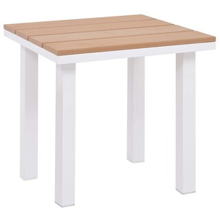 Foto 3 | Foto 3 | Conjunto De Tumbona Casafoyer De Aluminio Y Wpc En Marrón - Venta Internacional.