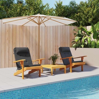 Foto 2 | Foto 2 | Cojines Para Sillas Adirondack Casafoyer Tela Oxford Negra 2 Piezas - Venta Internacional.