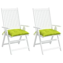 Cojines Para Sillas Casafoyer Verde Brillante Tela Oxford 40x40x7 Cm - Venta Internacional.