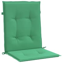 Cojines Para Silla Baja De Jardín Vidaxl Tela Oxford Verde - Venta Internacional.