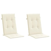 Cojines Para Sillas De Jardín Casafoyer Crema 47.2 X 19.7 X 3 Cm 2 Piezas - Venta Internacional.