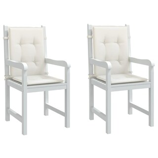 Foto 2 | Foto 2 | Cojines Para Silla Casafoyer Respaldo Bajo Melange Crema 100x50x4cm 2 Pzas - Venta Internacional.