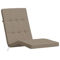 Cojines Para Silla De Deck Casafoyer De Tela Oxford Taupe 2 Piezas - Venta Internacional.