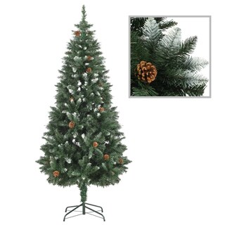 Foto 2 | Foto 2 | Árbol De Navidad Artificial Vidaxl Iluminado Con Piñas 1.8 M - Venta Internacional.