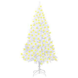 Foto 1 | Foto 1 | Árbol De Navidad Artificial Vidaxl Con Luces Led 210 Cm Blanco - Venta Internacional.