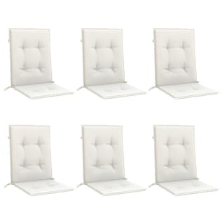 Foto 1 | Foto 1 | Cojines Para Silla Casafoyer Respaldo Bajo Melange Crema 6 Piezas - Venta Internacional.