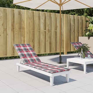 Foto 2 | Foto 2 | Cojín Para Silla De Cubierta Casafoyer Patrón A Cuadros Rojo 75x105x3 Cm - Venta Internacional.