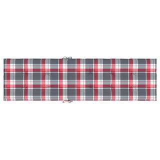 Foto 3 | Foto 3 | Cojín Para Silla De Cubierta Casafoyer Patrón A Cuadros Rojo 75x105x3 Cm - Venta Internacional.