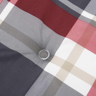 Foto 5 | Foto 5 | Cojín Para Silla De Cubierta Casafoyer Patrón A Cuadros Rojo 75x105x3 Cm - Venta Internacional.