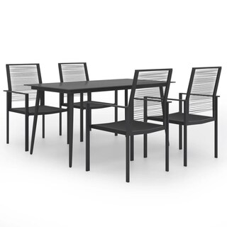 Foto 1 | Foto 1 | Juego De Comedor Para Patio Casafoyer 5 Piezas Con Mesa De 150x80 Cm Y 4 Sillas - Venta Internacional.