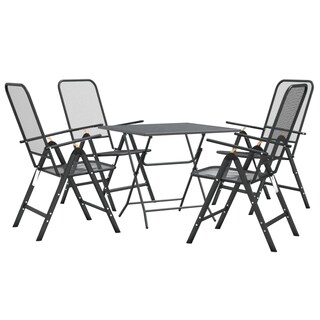Foto 3 | Foto 3 | Conjunto De Comedor Para Patio Casafoyer Con Malla Metálica Expandida De 5 Piezas - Venta Internacional.