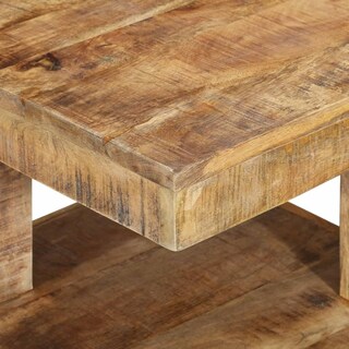 Foto 3 | Foto 3 | Mesa De Centro Vidaxl De Madera Maciza De Mango 45x45x40 Cm Estilo Rústico - Venta Internacional.