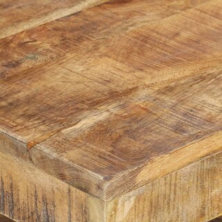 Foto 5 | Foto 5 | Mesa De Centro Vidaxl De Madera Maciza De Mango 45x45x40 Cm Estilo Rústico - Venta Internacional.