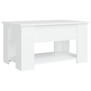 Foto 3 | Foto 3 | Mesa De Centro Casafoyer Blanca De Madera Ingeniería 79x49x41 Cm - Venta Internacional.